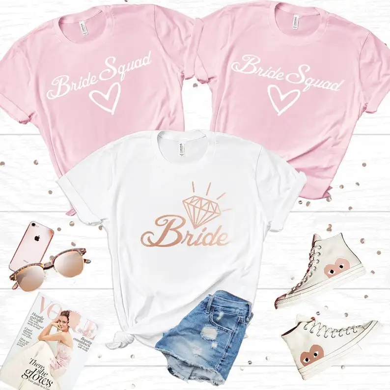 Diamond Bride and Bride Squad | Bride & bridesmaid bachelorette party T Shirt tops Hen Do Clothing women clothes woman tshirts
Diamond Bride and Bride Squad | Bride & bridesmaid bachelorette party T Shirt tops Hen Do Clothing women clothes woman tshirts