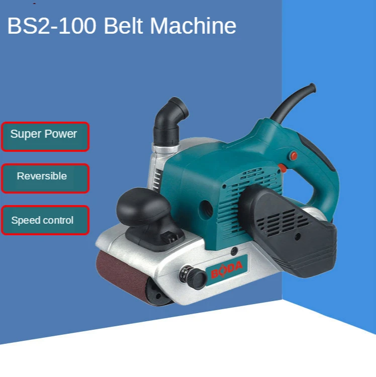 BS2-100 belt machine BS75 portable woodworking flat sandpaper machine metal woodworking polishing machine
BS2-100 belt machine BS75 portable woodworking flat sandpaper machine metal woodworking polishing machine
