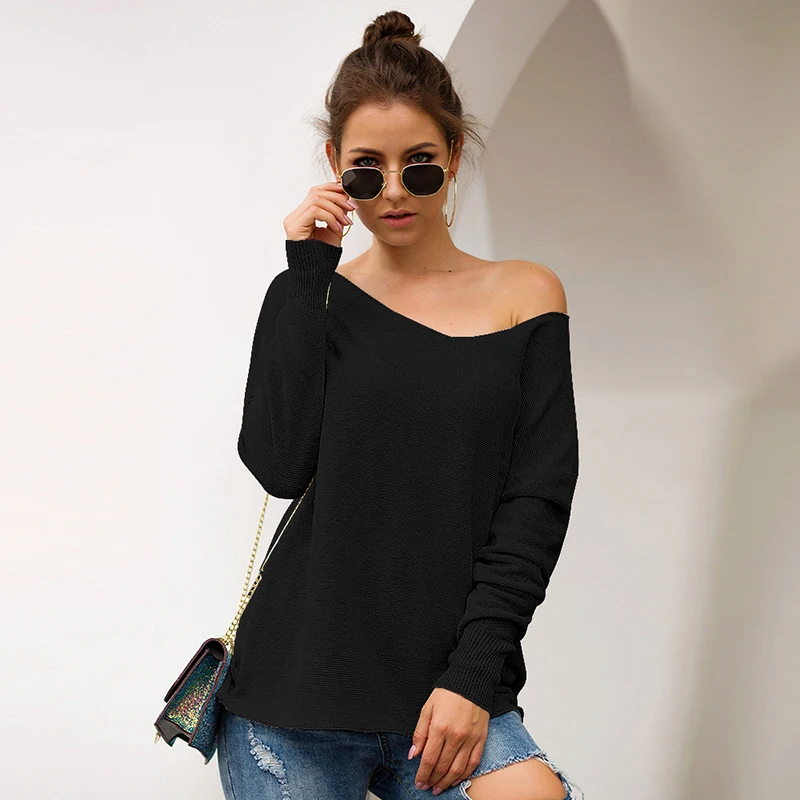 2020 Women Knitting Sweaters Autumn and Winter Sweater Ladies Long-sleeved Sexy V-neck Knit Top Women's Pullovers
2020 Women Knitting Sweaters Autumn and Winter Sweater Ladies Long-sleeved Sexy V-neck Knit Top Women's Pullovers