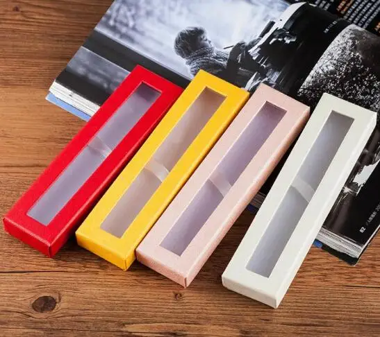 100pcs High Quality Paper Pen Pencil Case With Clear Window Box Display Boxes Wedding Gift Customized LOGO
100pcs High Quality Paper Pen Pencil Case With Clear Window Box Display Boxes Wedding Gift Customized LOGO