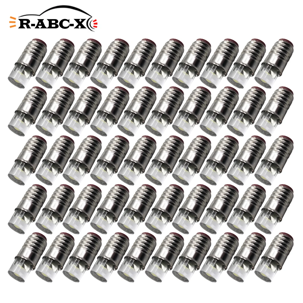 RUIANDSION Wholesale 50PCS E5 E5.5 Mini Screw Thread 5mm LED Bulb Model Truck Toy Car Replacement Bulb F5 Cool White Warm White
RUIANDSION Wholesale 50PCS E5 E5.5 Mini Screw Thread 5mm LED Bulb Model Truck Toy Car Replacement Bulb F5 Cool White Warm White