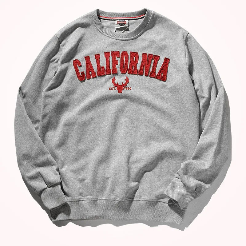 2021 Autumn Winter New Pullover Hoodies Men's Fashion Long-sleeved O-neck Versatile Wash Terry Fabric Letter Sticker Sweatshirts
2021 Autumn Winter New Pullover Hoodies Men's Fashion Long-sleeved O-neck Versatile Wash Terry Fabric Letter Sticker Sweatshirts