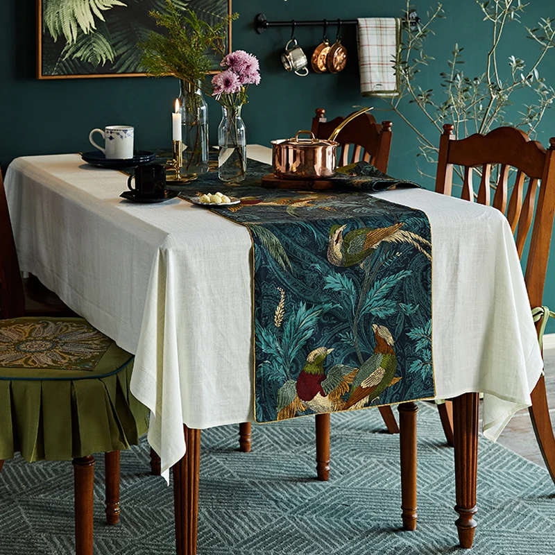 Nightingale table runner light luxury European bed flag dining table American coffee table cover towel Nordic strip TV cover
Nightingale table runner light luxury European bed flag dining table American coffee table cover towel Nordic strip TV cover