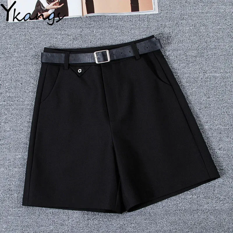 Black Office Suit Shorts Summer All-match Breathable Women Five-point Pants Outer Wear Casual Wide-leg Ladies High-waist Shorts
Black Office Suit Shorts Summer All-match Breathable Women Five-point Pants Outer Wear Casual Wide-leg Ladies High-waist Shorts