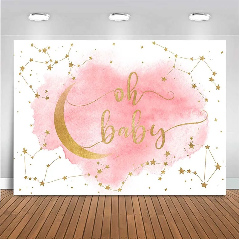Newborn Baby Shower Backdrop Golden Moon Star Baby Kids Birthday Party Photography Backdrop Photo Background For Photo Studio
Newborn Baby Shower Backdrop Golden Moon Star Baby Kids Birthday Party Photography Backdrop Photo Background For Photo Studio