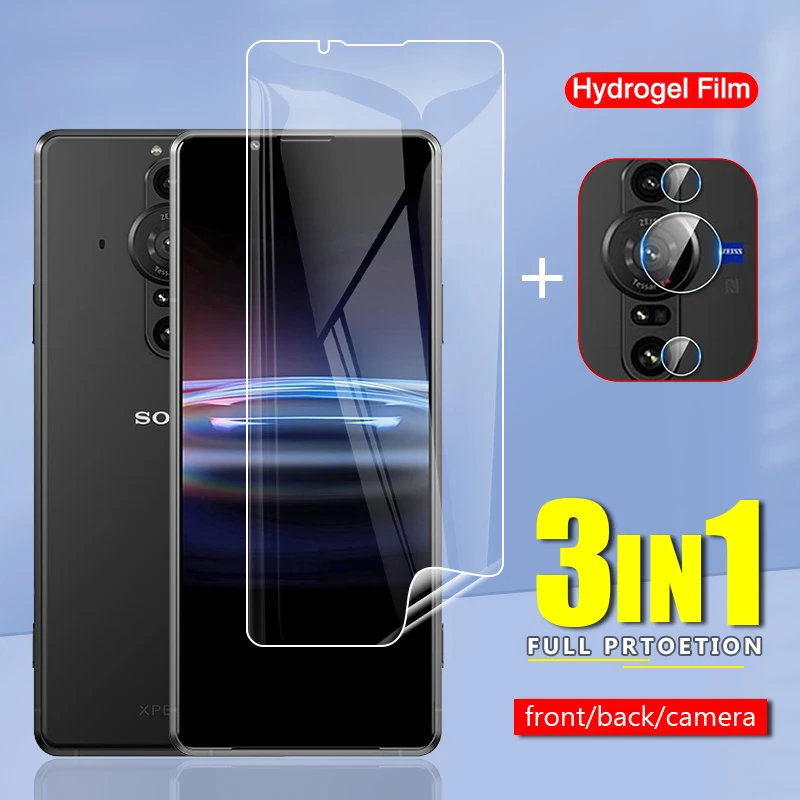Slim Front / Back Soft TPU Protective Hydrogel Film For Sony Xperia Pro-I Pro I 1 Camera Lens Screen Protector Glass
Slim Front / Back Soft TPU Protective Hydrogel Film For Sony Xperia Pro-I Pro I 1 Camera Lens Screen Protector Glass
