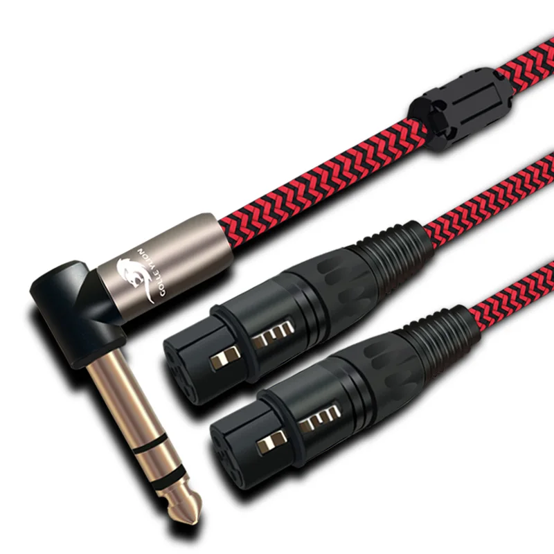 1/4 ''trs 6,35 мм штекер 2 х XLR аудио кабель для микрофона смеситель гитарный усилитель, динамик, нашникиов экранированный шнуры
1/4 ''trs 6,35 мм штекер 2 х XLR аудио кабель для микрофона смеситель гитарный усилитель, динамик, нашникиов экранированный шнуры