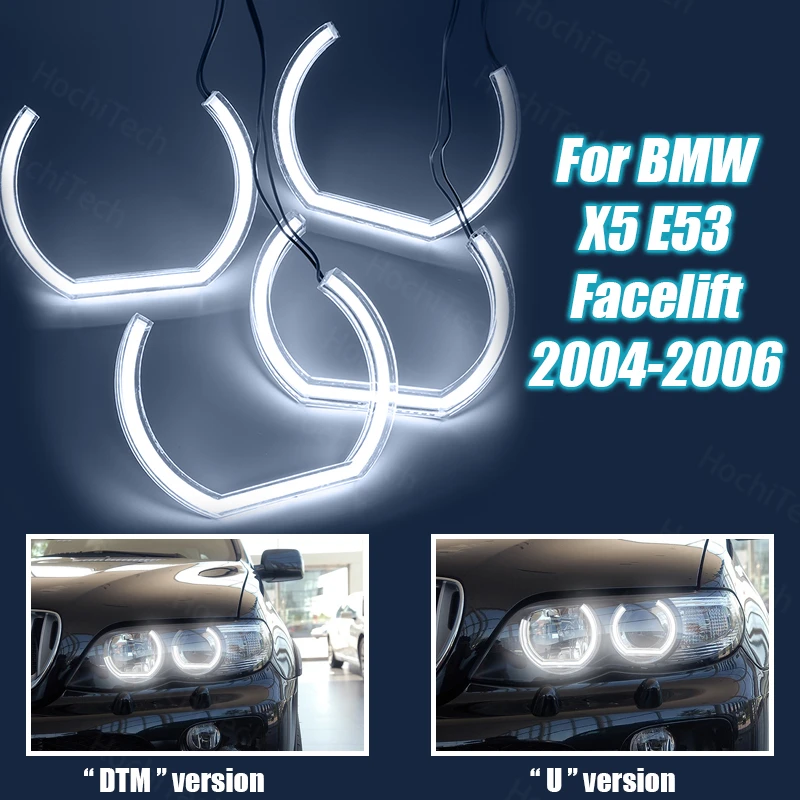 Белая модель DTM U-образной формы, фотокольцо для BMW X5 E53 Facelift 2004 2005 2006, хрустальные глаза ангела
Белая модель DTM U-образной формы, фотокольцо для BMW X5 E53 Facelift 2004 2005 2006, хрустальные глаза ангела