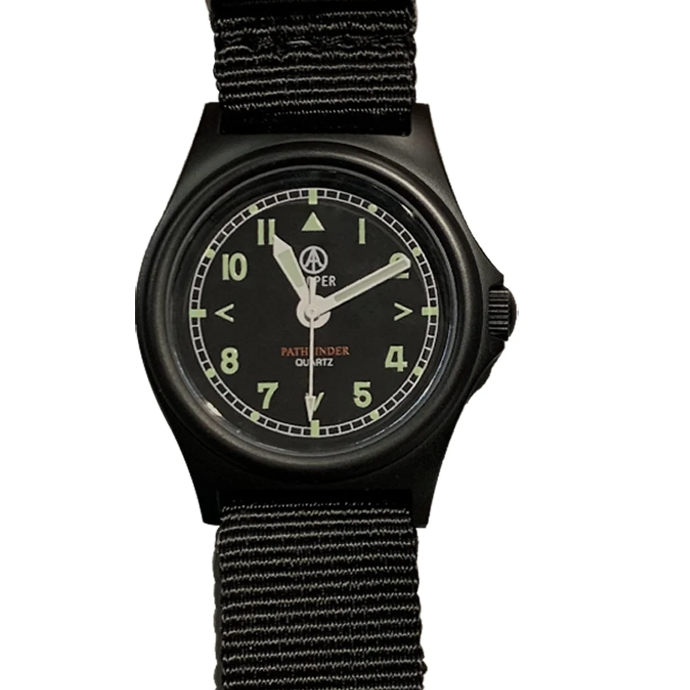 Men's Quartz Watch 38mm Miyota Pathfinder MWC Military Army Matt Steel Swimming Sport Waterproof Luminous SM8018 Nylon band
Men's Quartz Watch 38mm Miyota Pathfinder MWC Military Army Matt Steel Swimming Sport Waterproof Luminous SM8018 Nylon band