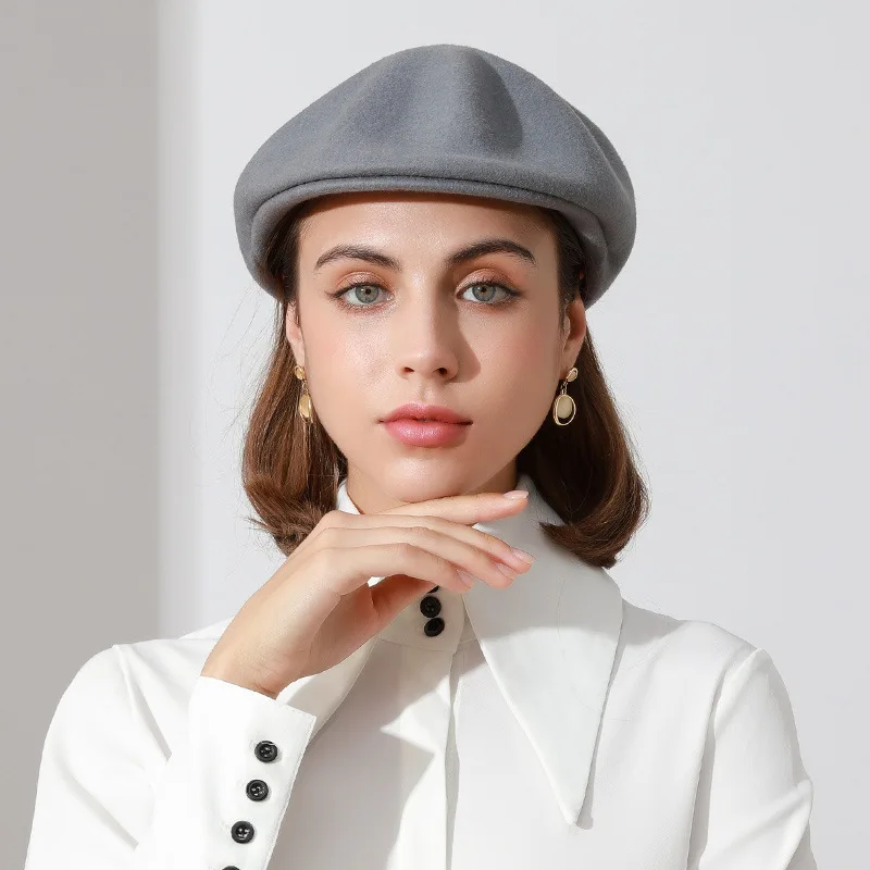 Women Girl Beret Artist Warm cotton Octagonal Flat Cap autumn Winter Beanie Hat Cap Vintage Beret Hats Solid Color Cap Hat Woman
Women Girl Beret Artist Warm cotton Octagonal Flat Cap autumn Winter Beanie Hat Cap Vintage Beret Hats Solid Color Cap Hat Woman