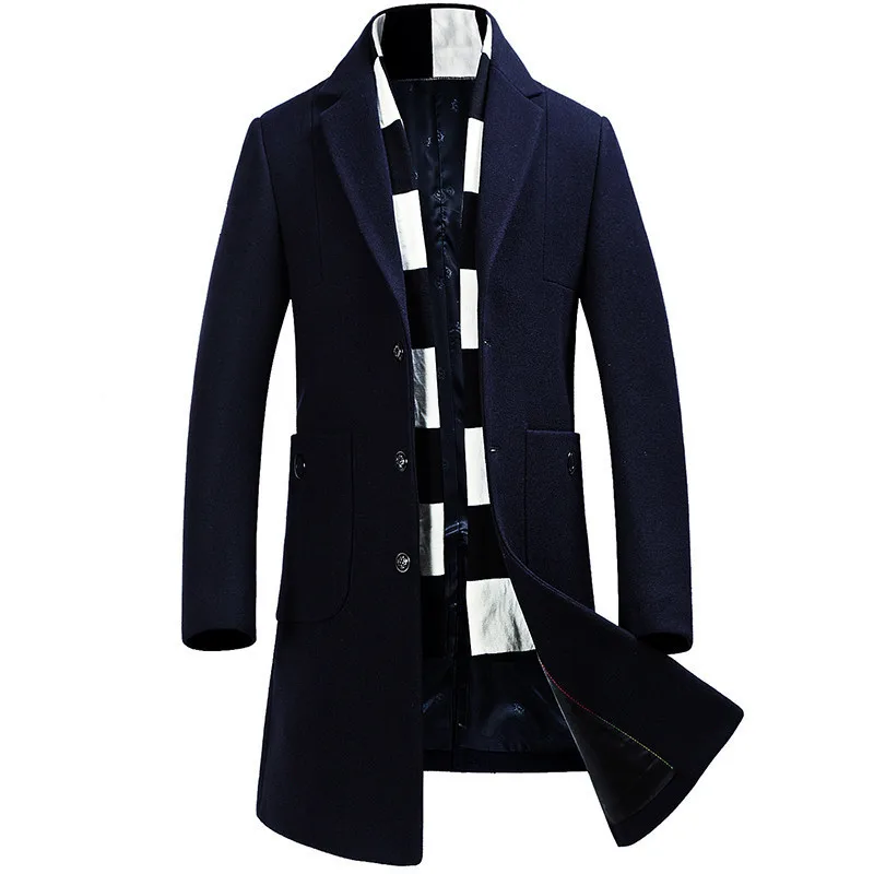 Wool Mens 2023 Fashion Coat Men's Autumn Winter Coat Long Winter Jacket Men Warm Padded Overcoat Abrigo Hombre WXF467
Wool Mens 2023 Fashion Coat Men's Autumn Winter Coat Long Winter Jacket Men Warm Padded Overcoat Abrigo Hombre WXF467