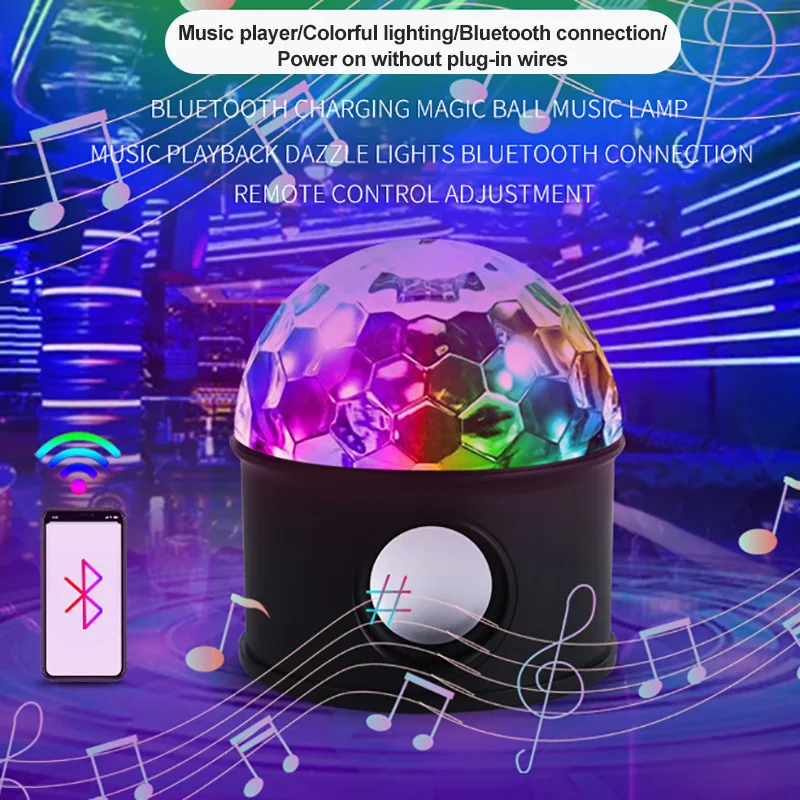 Светодиодный музыкальный светильник Bluetooth, перезаряжаемый цветной Хрустальный волшебный шар светильник сценический лазерный проектор, лампа для вечерние, дискотеки, декора
Светодиодный музыкальный светильник Bluetooth, перезаряжаемый цветной Хрустальный волшебный шар светильник сценический лазерный проектор, лампа для вечерние, дискотеки, декора