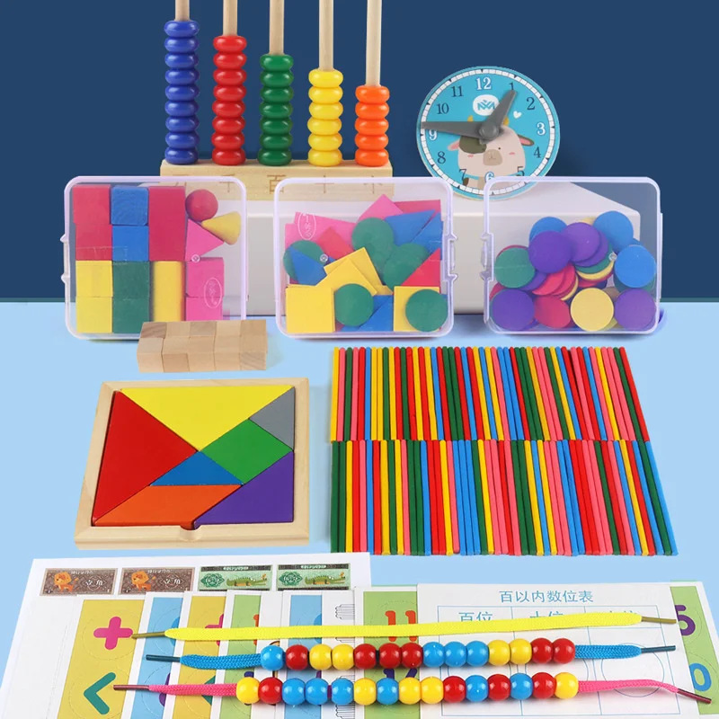 Wooden Toy Montessori Materials Wooden Abacus Counting Wooden Stick Math Educational Wood Hand Bead Chain Geometry Toy Gift
Wooden Toy Montessori Materials Wooden Abacus Counting Wooden Stick Math Educational Wood Hand Bead Chain Geometry Toy Gift
