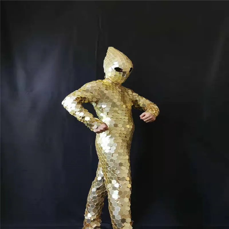 Q09 Ballroom dance stage men costume gold mirror male outfit perform party cosplay wears dj mirror mask clothe rave show clothes
Q09 Ballroom dance stage men costume gold mirror male outfit perform party cosplay wears dj mirror mask clothe rave show clothes