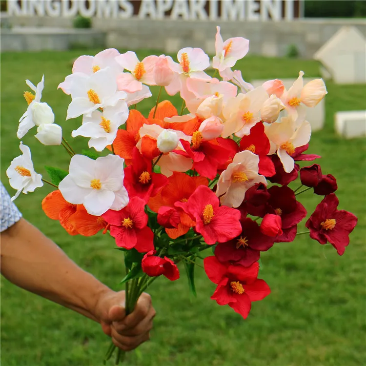 Lilacs Artificial Flowers for Wedding Background, Wall Road Guide, Decorative Fake Flowers, Home Display Bouquet, 9 Heads, 5Pcs
Lilacs Artificial Flowers for Wedding Background, Wall Road Guide, Decorative Fake Flowers, Home Display Bouquet, 9 Heads, 5Pcs
