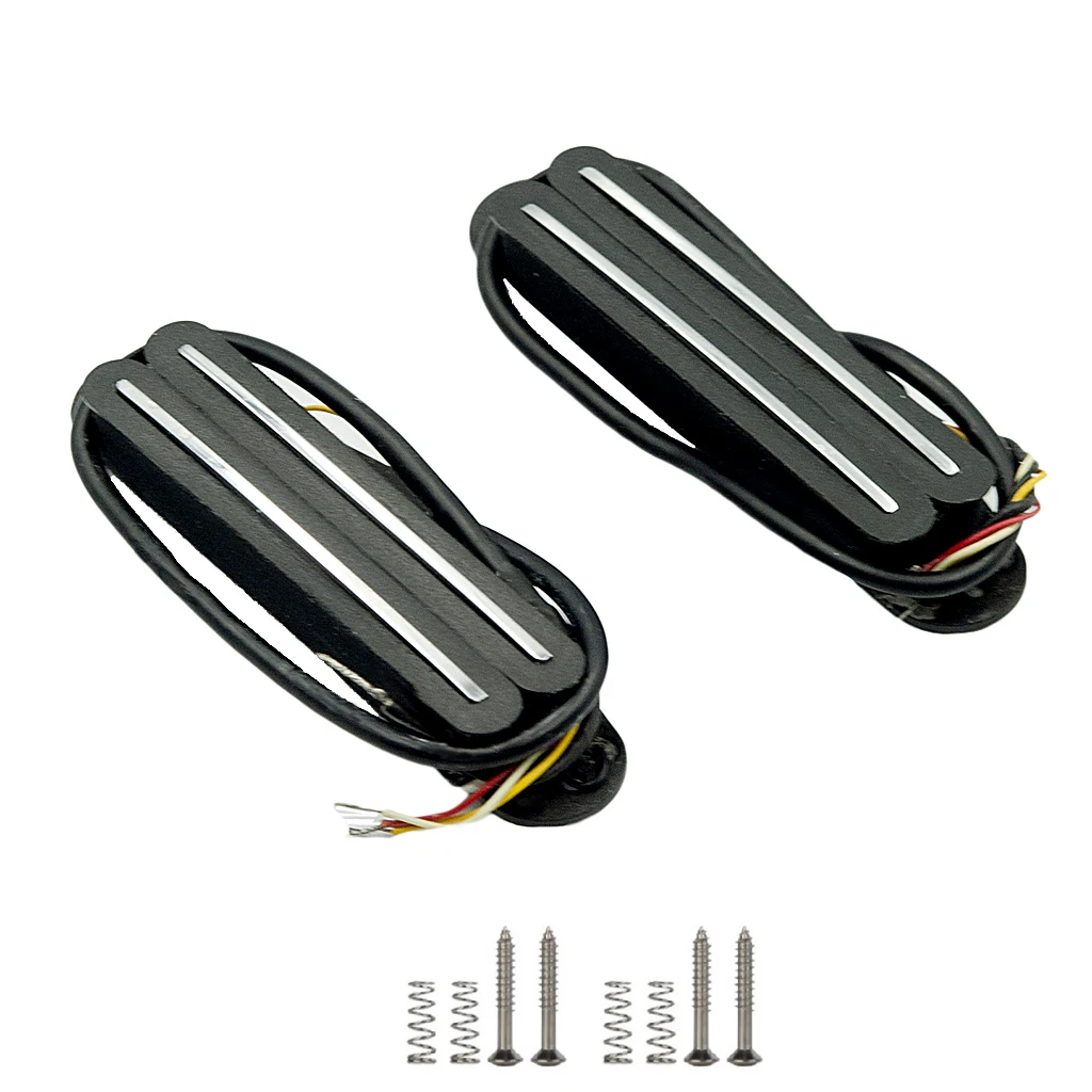 New 2PCS Dual Rail Humbucker Pickup For Electric Guitar Hot Blaster Coil Black Color
New 2PCS Dual Rail Humbucker Pickup For Electric Guitar Hot Blaster Coil Black Color