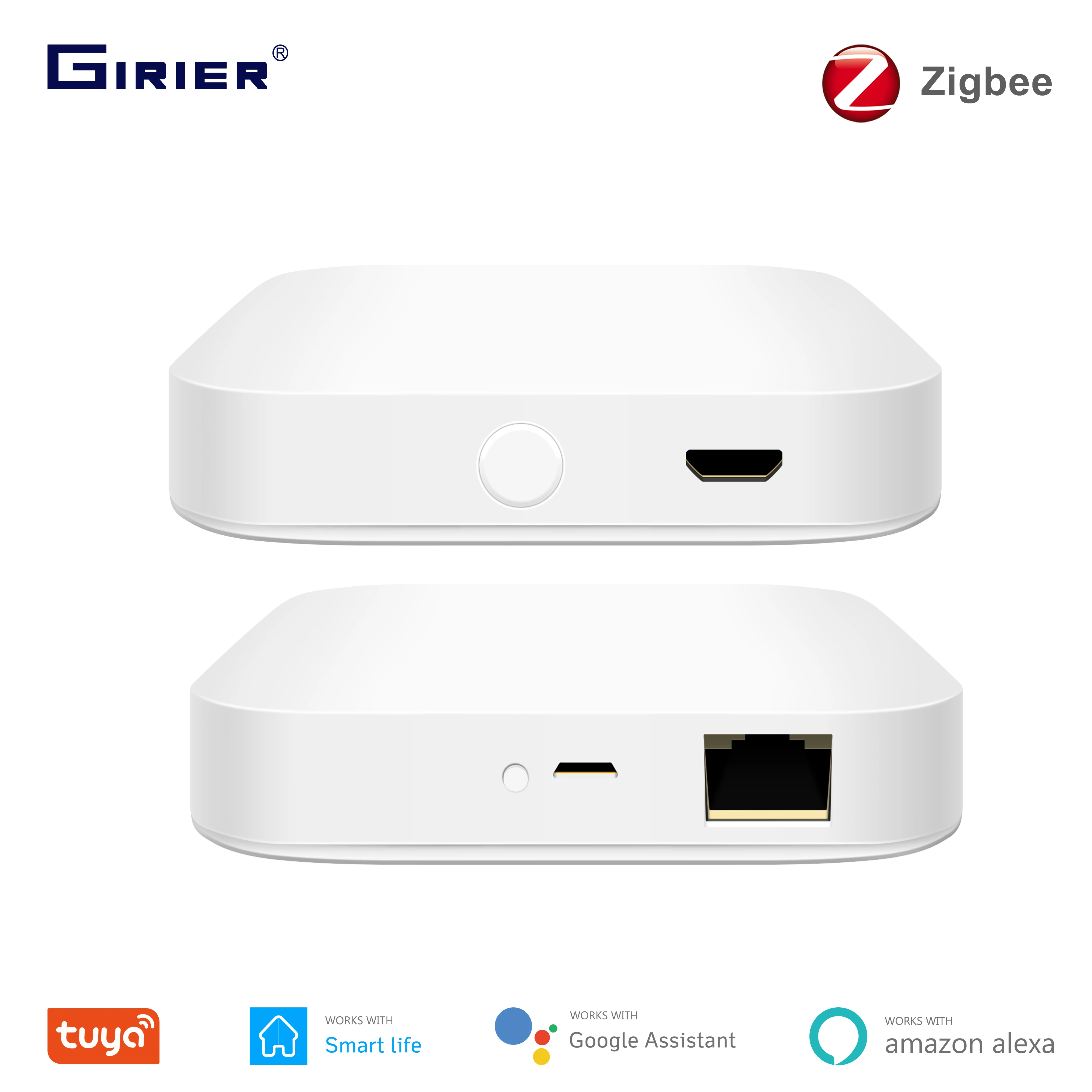 Tuya ZigBee Gateway Bridge, Wired/Wireless Smart Hub, Smart Life App Remote Control, Compatible with Alexa Google Home Assistant
Tuya ZigBee Gateway Bridge, Wired/Wireless Smart Hub, Smart Life App Remote Control, Compatible with Alexa Google Home Assistant