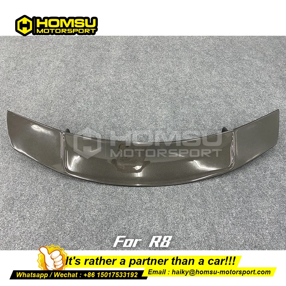 Rear Spoiler For aud i r8 Spoiler Dry Carbon Fiber Gloss Black Spoilers car rear trunk spoilers for aud i r8 2017-2019
Rear Spoiler For aud i r8 Spoiler Dry Carbon Fiber Gloss Black Spoilers car rear trunk spoilers for aud i r8 2017-2019