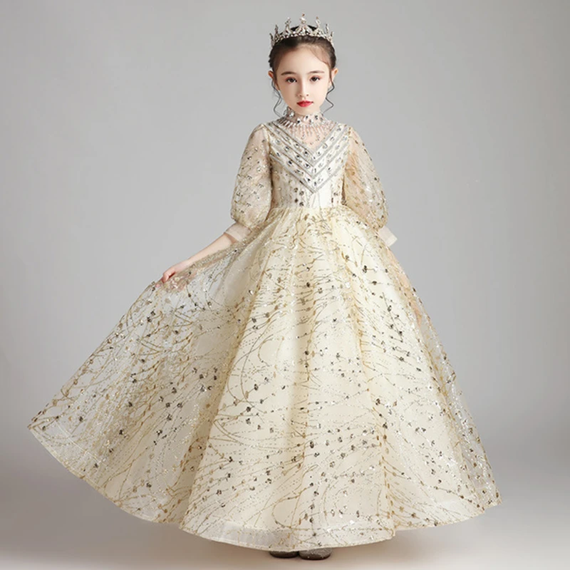 Girls dresses princess skirts high-end catwalk evening dresses flower girls skirts children piano costumes host evening dresses
Girls dresses princess skirts high-end catwalk evening dresses flower girls skirts children piano costumes host evening dresses