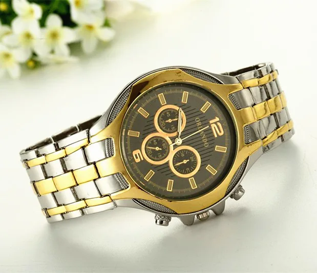 Men Luxury Watches Big Round Quartz Dial Analog Gold Silver Mix Stainless Steel Hour Men Wristwatch Male Reloj relogio masculino
Men Luxury Watches Big Round Quartz Dial Analog Gold Silver Mix Stainless Steel Hour Men Wristwatch Male Reloj relogio masculino