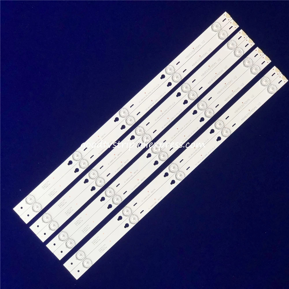 8pcs LED Backlight For 48" TV TOT-48D2700-8X5-3030C-V3 YHA-4C-LB4805-YHEX2 4C-LB4805-HQ4 D48A810 B48A538L 48F3303B B48A558U
8pcs LED Backlight For 48" TV TOT-48D2700-8X5-3030C-V3 YHA-4C-LB4805-YHEX2 4C-LB4805-HQ4 D48A810 B48A538L 48F3303B B48A558U