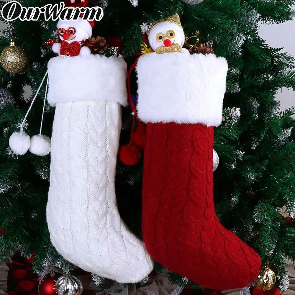 OurWarm рождественские вязаные чулки, Подарочная сумка для конфет, каминная елка, висячие украшения, Рождественское украшение для дома, красны...
OurWarm рождественские вязаные чулки, Подарочная сумка для конфет, каминная елка, висячие украшения, Рождественское украшение для дома, красны...
