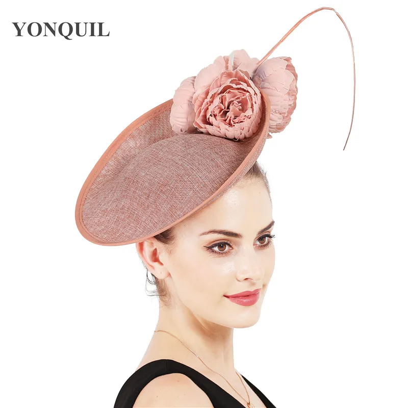 Elegant Bride Headwear Cambric Fascinator Big Hats Decorate Wedding Party Photography Cambric Hat Noble Woman Hair Accessories
Elegant Bride Headwear Cambric Fascinator Big Hats Decorate Wedding Party Photography Cambric Hat Noble Woman Hair Accessories
