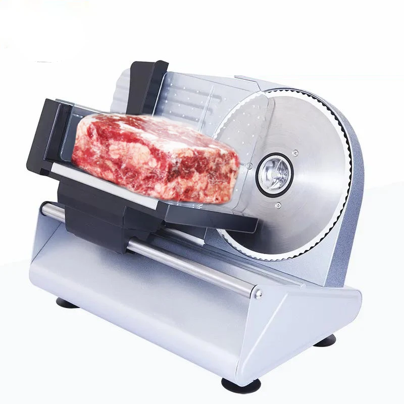 Meat Slicer 150W Electric frozen meat slicer Deli Food Slicer Cutting Cheese Bread Knife 1-15MM Adjustable Thickness Machine
Meat Slicer 150W Electric frozen meat slicer Deli Food Slicer Cutting Cheese Bread Knife 1-15MM Adjustable Thickness Machine