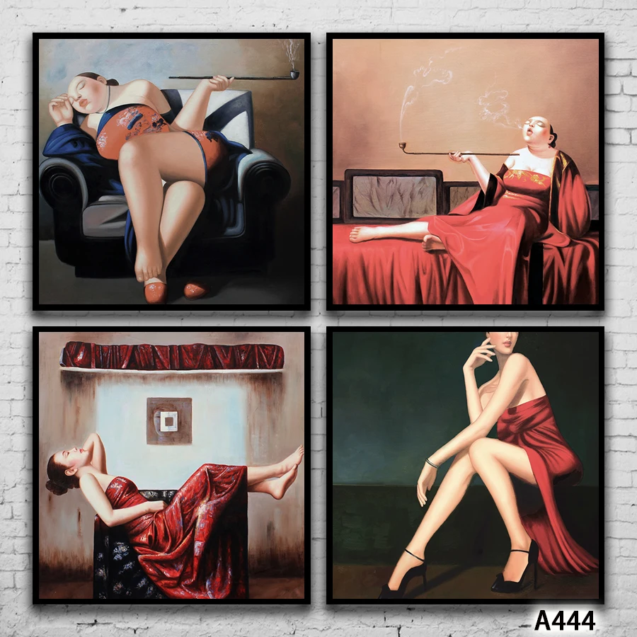 Abstract Oil Painting Print on Canvas 4pcs Chinese Women Figure Canvas Art Print Canvas Painting Wall Art Picture for Home Decor
Abstract Oil Painting Print on Canvas 4pcs Chinese Women Figure Canvas Art Print Canvas Painting Wall Art Picture for Home Decor