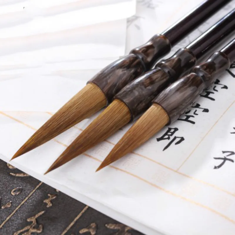 Caligrafia Calligraphy Pen Weasel Hair Hopper-shaped Brush for Writing Couplets Chinese Watercolor Painting Caligrafia Brushes
Caligrafia Calligraphy Pen Weasel Hair Hopper-shaped Brush for Writing Couplets Chinese Watercolor Painting Caligrafia Brushes