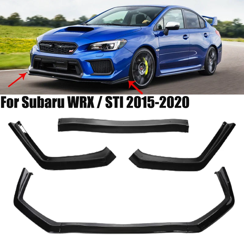 Car Front Bumper Splitter Lip Chin Bumper Spoiler Diffuser Lip Body Kits Cover Trim Protection For Subaru WRX / STI 2015-2020
Car Front Bumper Splitter Lip Chin Bumper Spoiler Diffuser Lip Body Kits Cover Trim Protection For Subaru WRX / STI 2015-2020
