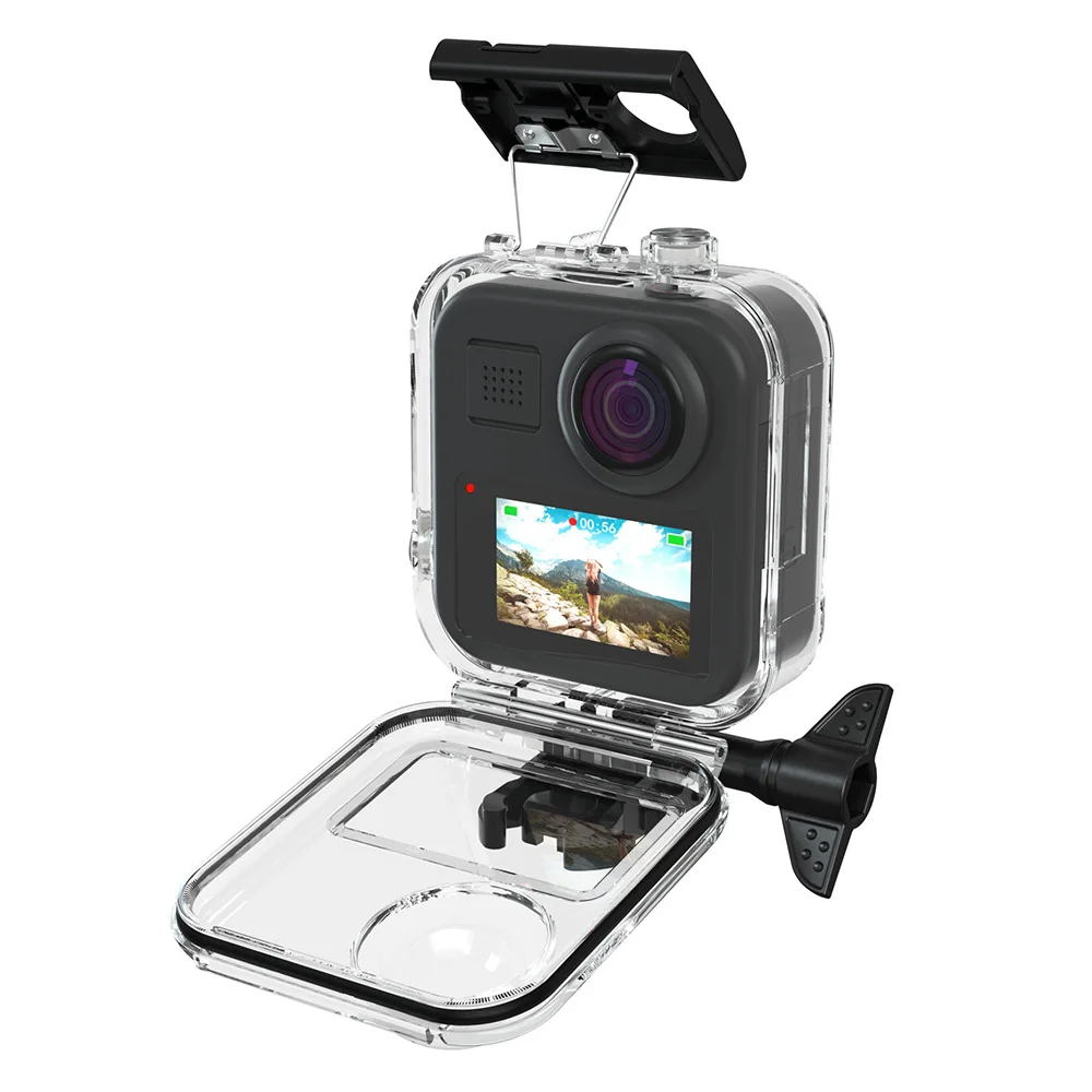 Waterproof case for gopro max waterproof shell panoramic action camera diving protective box gopro max accessories diving cover
Waterproof case for gopro max waterproof shell panoramic action camera diving protective box gopro max accessories diving cover
