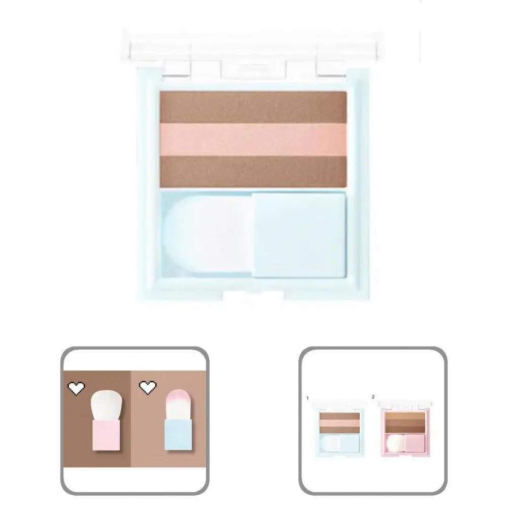 Lightweight Beauty Makeup Face Contouring Bronzer Cosmetics Convenient Contour Palette Non-Smudge for Lady
Lightweight Beauty Makeup Face Contouring Bronzer Cosmetics Convenient Contour Palette Non-Smudge for Lady