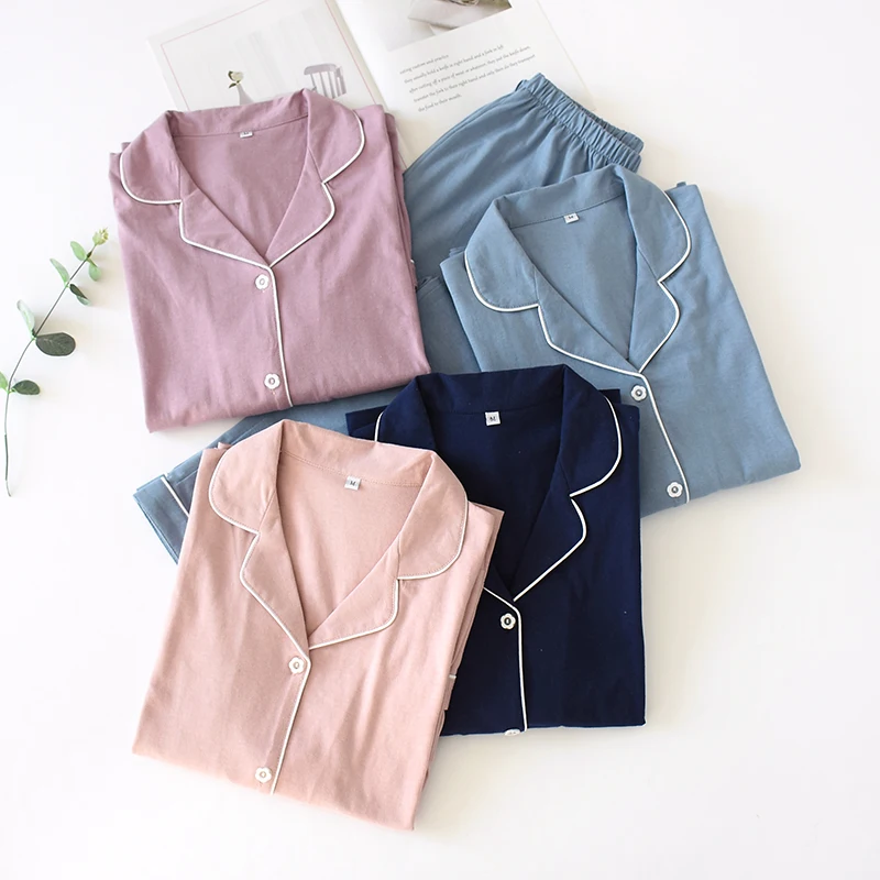 Women and Men Leisure Loose Pajamas Suit Sleepwear Spring & Autumn Couples Knitted Cotton Long Sleeve Pajama Home Clothing
Women and Men Leisure Loose Pajamas Suit Sleepwear Spring & Autumn Couples Knitted Cotton Long Sleeve Pajama Home Clothing
