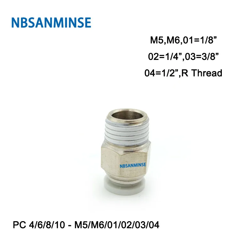10Pcs/lot PC M5 M6 1/8 1/4 3/8 1/2 Tube Pneumatic Push In Connector Coupling Air Male Straight Fitting Plastic Connector Sanmin
10Pcs/lot PC M5 M6 1/8 1/4 3/8 1/2 Tube Pneumatic Push In Connector Coupling Air Male Straight Fitting Plastic Connector Sanmin