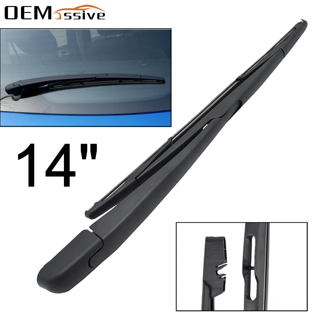Rear Window Windshield Wiper Arm Blade Set Kit For Fiat Stilo Peugeot 307 For Nissan Tidda Versa Quest 2004 2005 2006 2007
Rear Window Windshield Wiper Arm Blade Set Kit For Fiat Stilo Peugeot 307 For Nissan Tidda Versa Quest 2004 2005 2006 2007