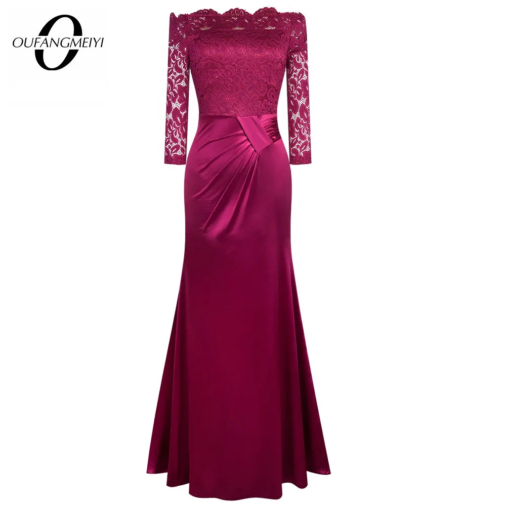 Autumn Women Elegant Hollow Out Floral Lace Patchwork Gown Evening Party Long Maxi Slim Dress 1EA029
Autumn Women Elegant Hollow Out Floral Lace Patchwork Gown Evening Party Long Maxi Slim Dress 1EA029