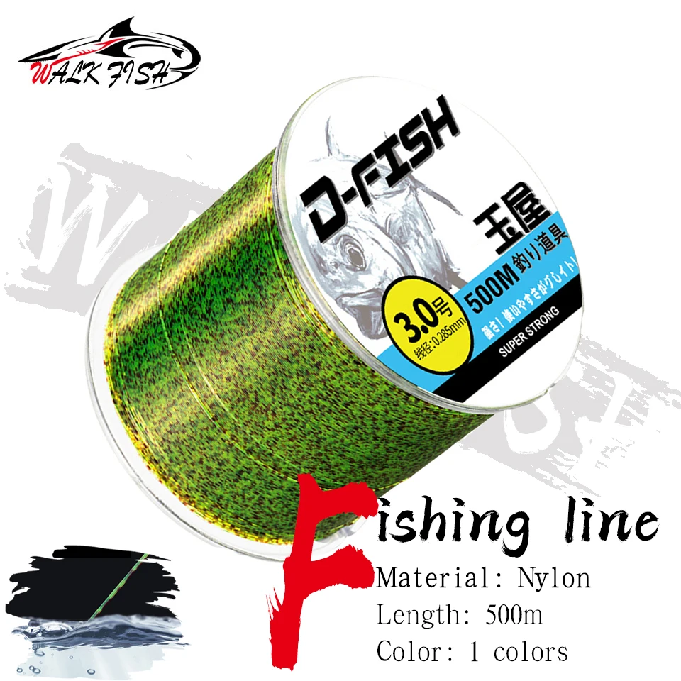 WALK FISH 500 м, фторуглеродная невидимая леска, леска для ловли нахлыстом, бионическая однонитевая рыболовная леска, Speckle carp, нейлоновая нить
WALK FISH 500 м, фторуглеродная невидимая леска, леска для ловли нахлыстом, бионическая однонитевая рыболовная леска, Speckle carp, нейлоновая нить