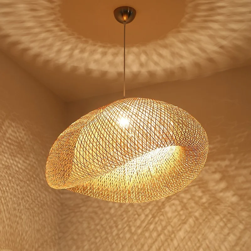 Modern Art Pendant Lights Vintage Bamboo Lamp Restaurant Rattan Pendant Lamp for Living Room Hanging Kitchen Lamp Light Fixtures
Modern Art Pendant Lights Vintage Bamboo Lamp Restaurant Rattan Pendant Lamp for Living Room Hanging Kitchen Lamp Light Fixtures