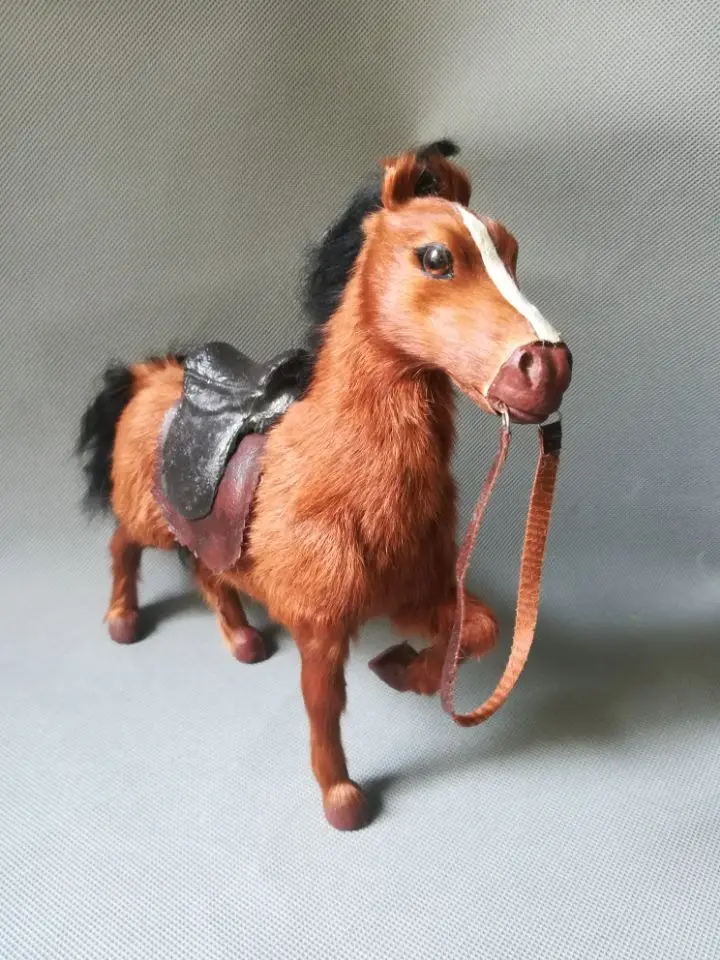24x22cm simulation horse with saddle plastic&furs brown horse hard model, home desk decoration toy gift b1209
24x22cm simulation horse with saddle plastic&furs brown horse hard model, home desk decoration toy gift b1209