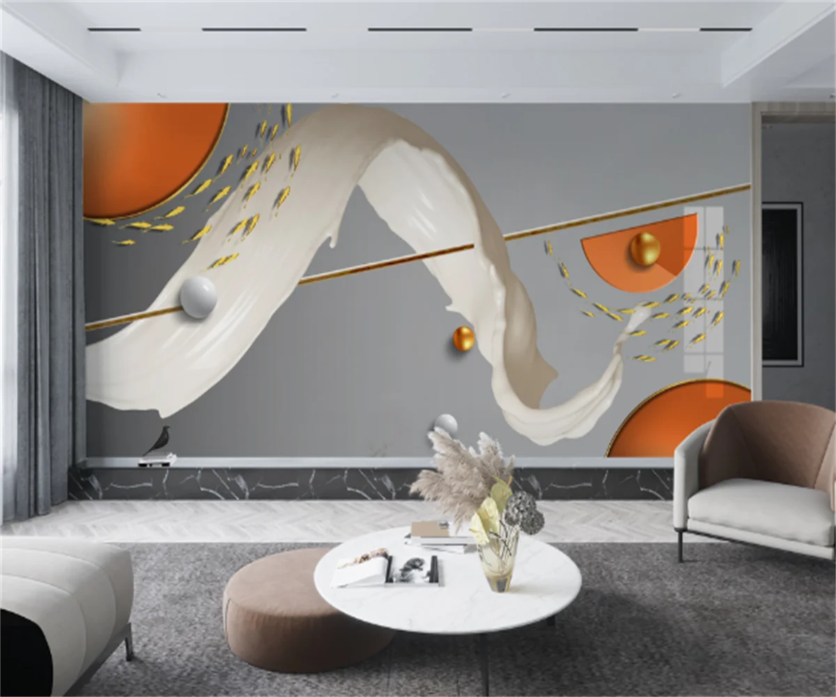 Professional custom European and American hotel restaurant light luxury geometric tooling TV wall decoration painting wallpaper
Professional custom European and American hotel restaurant light luxury geometric tooling TV wall decoration painting wallpaper