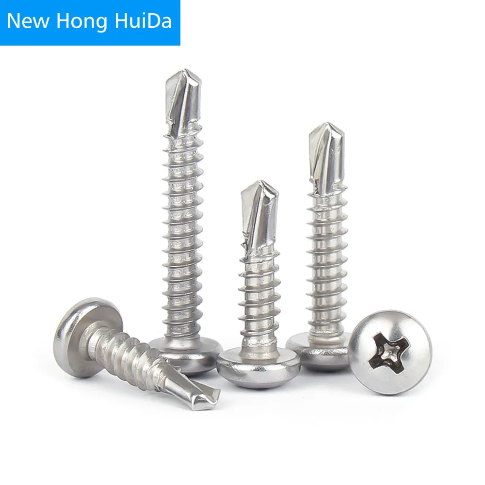 hillips Pan Head Self Drilling Screw Thread Self Tapping Screw Bolt Stainless Steel M3.5 M4.2 M4.8 M5.5 M6.3
hillips Pan Head Self Drilling Screw Thread Self Tapping Screw Bolt Stainless Steel M3.5 M4.2 M4.8 M5.5 M6.3