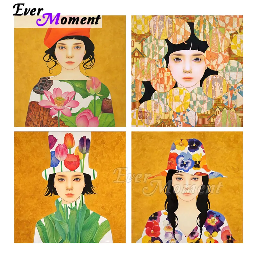 Ever Moment Diamond Painting Beautiful Girl Picture Full Square Diamond Embroidery Resin Drill Handmade Home Decoration ASF2124
Ever Moment Diamond Painting Beautiful Girl Picture Full Square Diamond Embroidery Resin Drill Handmade Home Decoration ASF2124