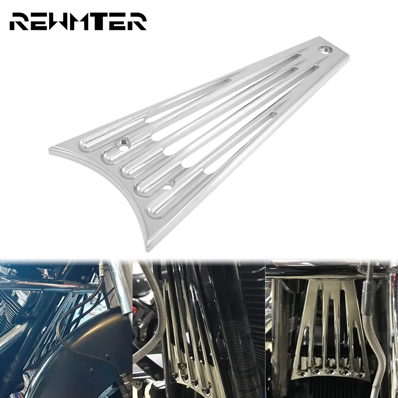 Motorcycle Frame Grill Cover Chrome Radiator Protector For Harley Touring Road King Street Electra Glide FLHR FLHT FLHX 09-2013
Motorcycle Frame Grill Cover Chrome Radiator Protector For Harley Touring Road King Street Electra Glide FLHR FLHT FLHX 09-2013