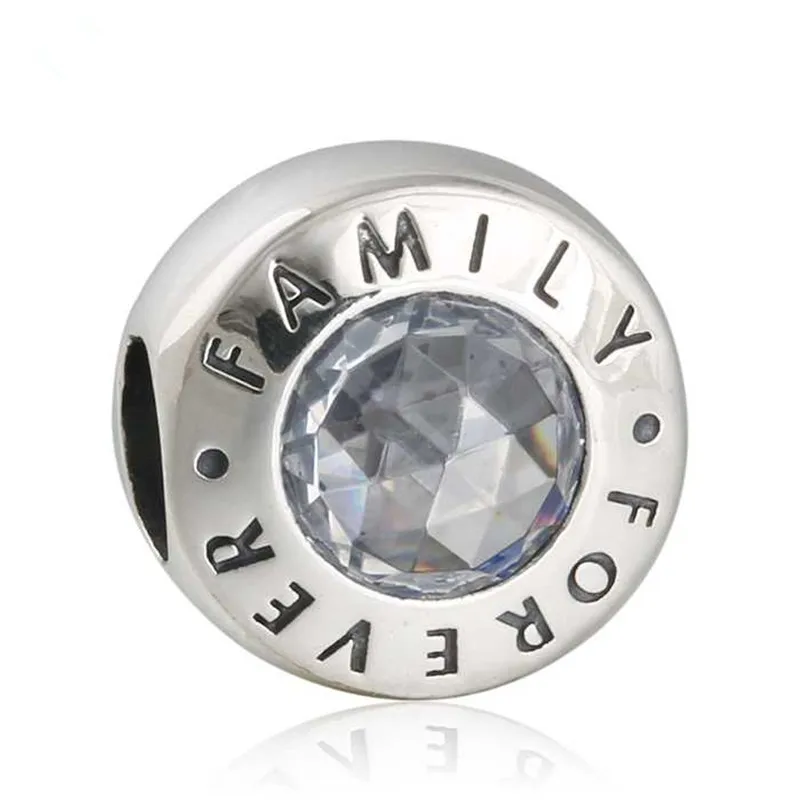 925 Sterling Silver Family Forever Charms Beads Fit Original Pandora Charms Bracelet Crystal Bead For Brand Diy Jewelry Making
925 Sterling Silver Family Forever Charms Beads Fit Original Pandora Charms Bracelet Crystal Bead For Brand Diy Jewelry Making
