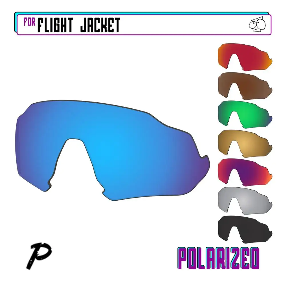 EZReplace Polarized Replacement Lenses for - Oakley Flight Jacket Sunglasses - Multiple Options
EZReplace Polarized Replacement Lenses for - Oakley Flight Jacket Sunglasses - Multiple Options