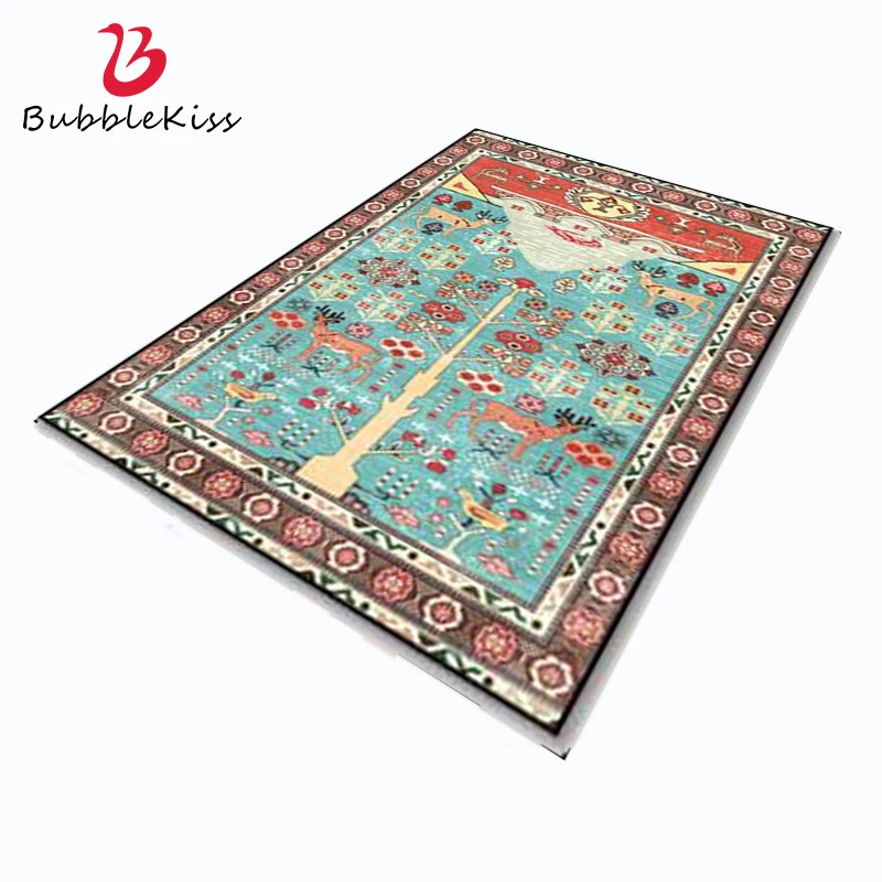 Bubble Kiss Retro Ethnic Style Carpet for Home Living Room Customized Bohemian Design Deer Pattern Bedroom Rug Hotel Decor Mats
Bubble Kiss Retro Ethnic Style Carpet for Home Living Room Customized Bohemian Design Deer Pattern Bedroom Rug Hotel Decor Mats