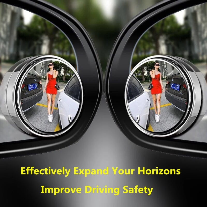 2pcs Car Rearview Mirror Small Round Mirror Blind Zone Assisted Mirror Car Mirror 360 Degree Adjustable Glass Rearview Mirror
2pcs Car Rearview Mirror Small Round Mirror Blind Zone Assisted Mirror Car Mirror 360 Degree Adjustable Glass Rearview Mirror