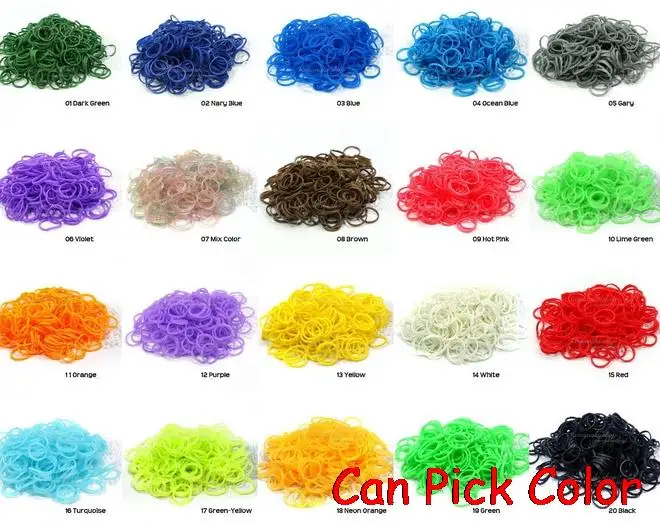 Children's DIY Kits Girls Colorful 600 bands+24 S-Clips Silicone Elastic Candy Rubber Loom Bands dfg3 mixed Refill Bracelet
Children's DIY Kits Girls Colorful 600 bands+24 S-Clips Silicone Elastic Candy Rubber Loom Bands dfg3 mixed Refill Bracelet