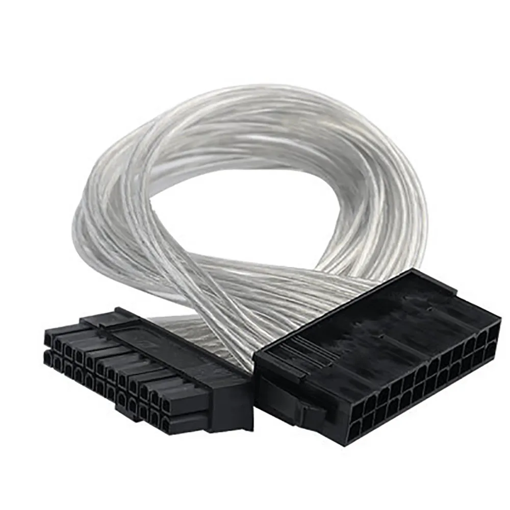 24 Pin PSU Power Supply Extension Cable 30cm 20+4 pin Tinned Copper Supply Male to Female ATX Mining for PC Computer Adaptor
24 Pin PSU Power Supply Extension Cable 30cm 20+4 pin Tinned Copper Supply Male to Female ATX Mining for PC Computer Adaptor